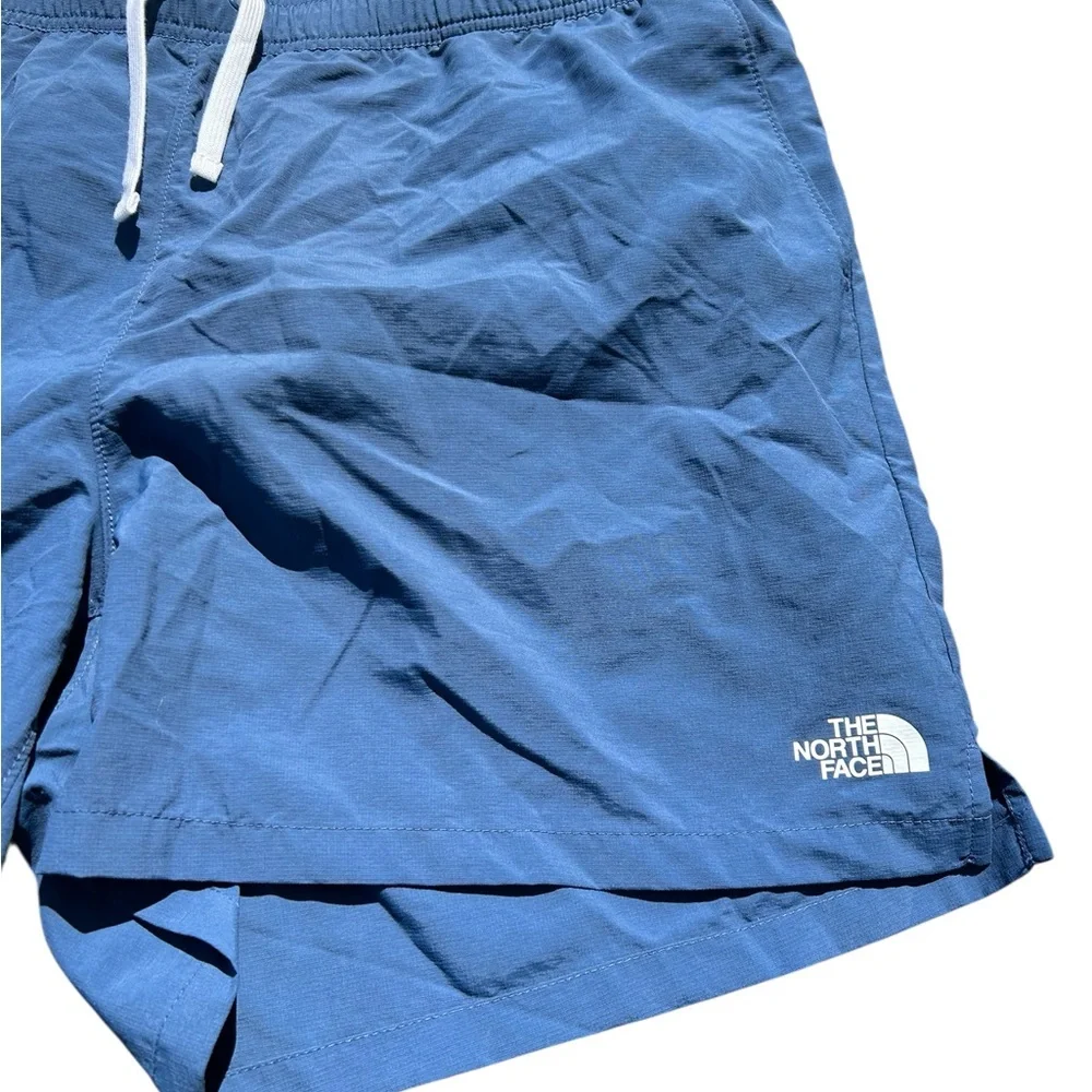 The North Face Mens Class V Water Shorts Blue Ripstop Elastic Waist  XXL